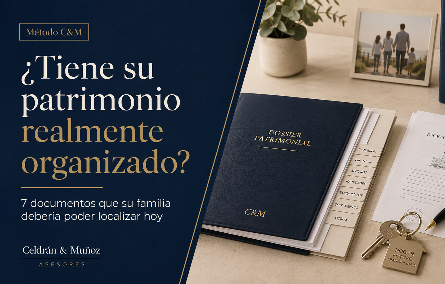 ¿Tiene su patrimonio realmente organizado? 7 documentos que su familia debería poder localizar hoy